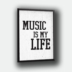 products/Obraz Music Is My Life